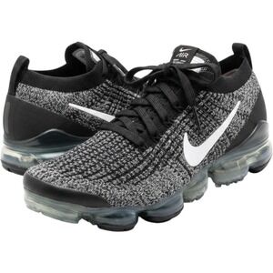 Nike Air VaporMax Flyknit 3 Oreo Black White Women's Size 8 AJ6910-001 LIKE NEW